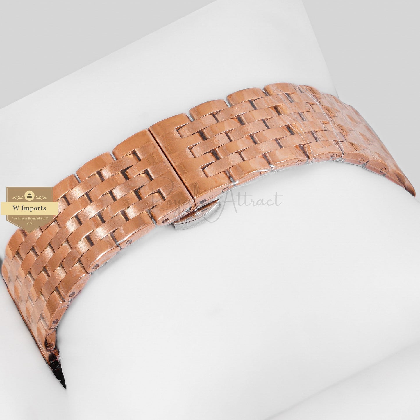 Latest Collection All Rose Gold With Dial Chain Watch