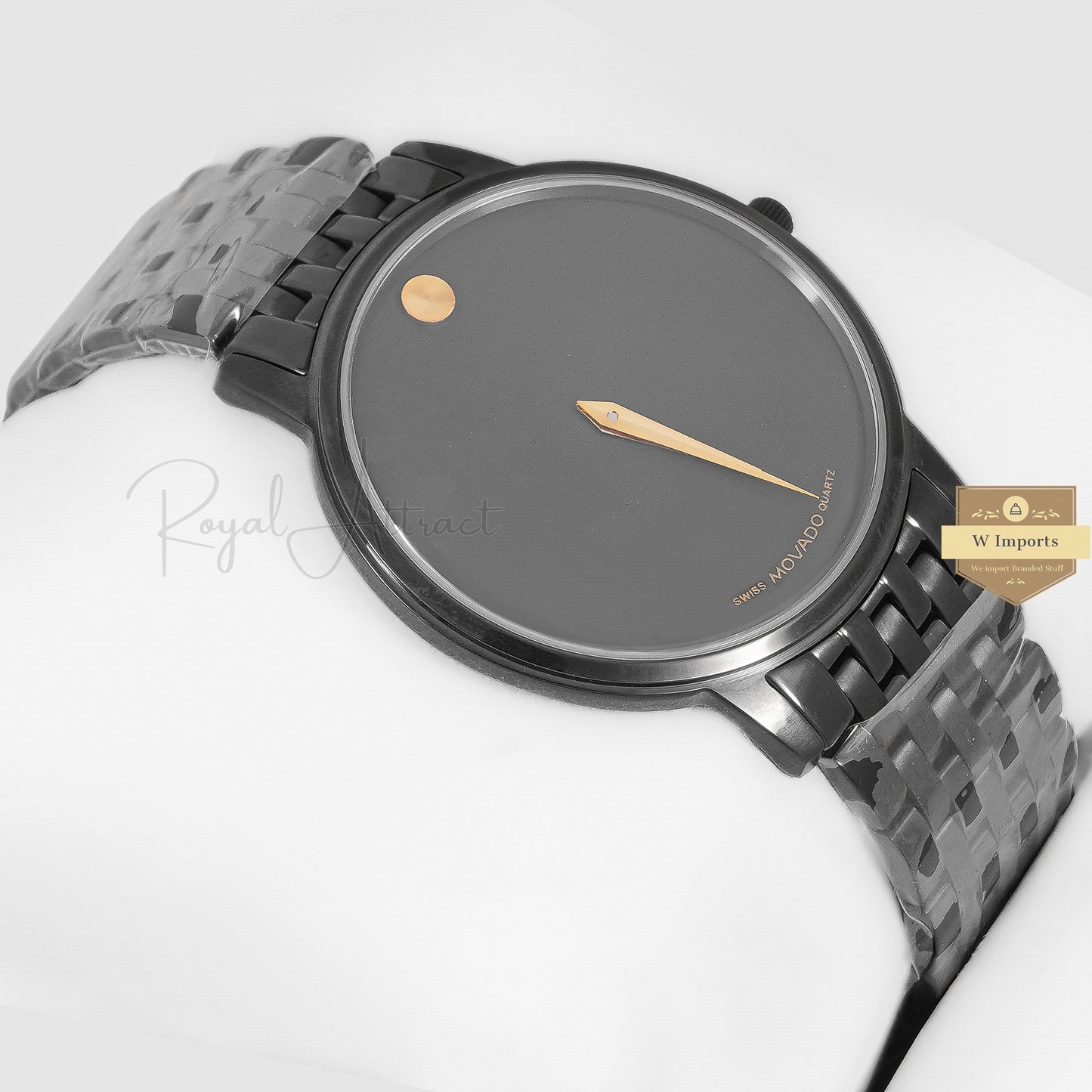 Latest Collection All black With Dial chain watch