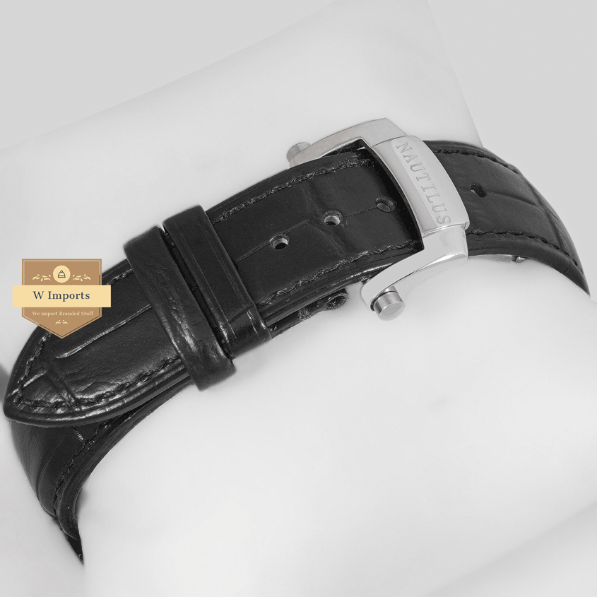 Latest Collection Silver Case With Tiffany Blue Dial & Black Leather Strap
