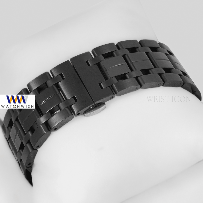 LATEST COLLECTION CHRONOGRAPH ALL BLACK WITH BLACK DIAL CHAIN WATCH