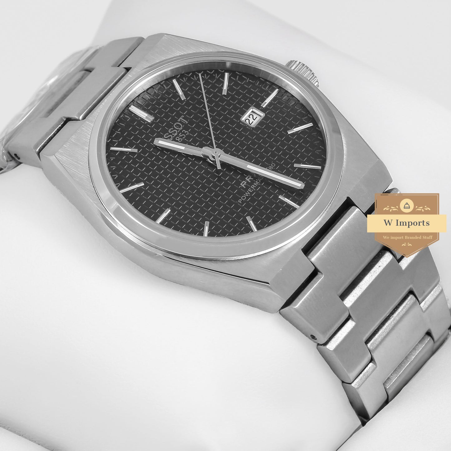 Latest Collection PRX Silver With Black Dial Stainless Steel Automatic Watch