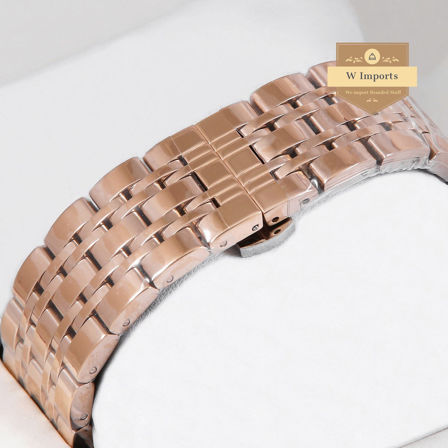 Latest Collection Rose Gold Skeleton Transparent Dial Automatic Watch