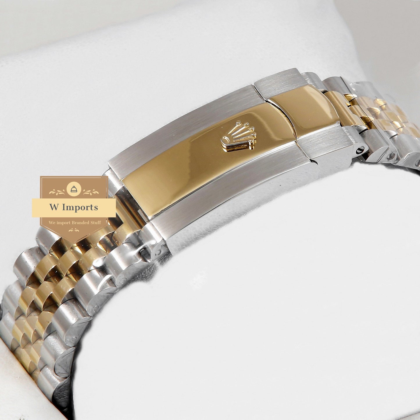 Latest Collection 41 Two Tone Yellow Gold With Grey Dial & Green Roman Index Automatic Watch ZR Factory