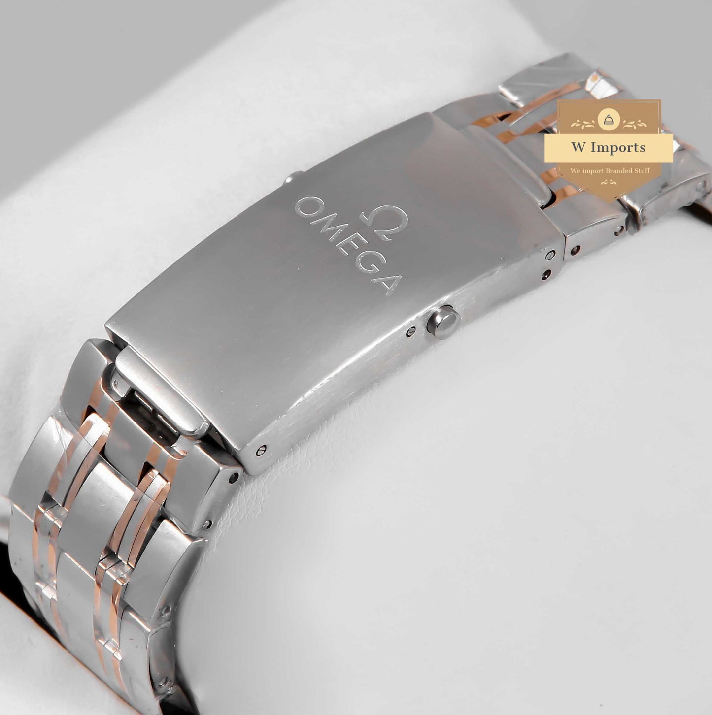 Latest Collection Master Grade Two Tone Rose Gold With Black Dial