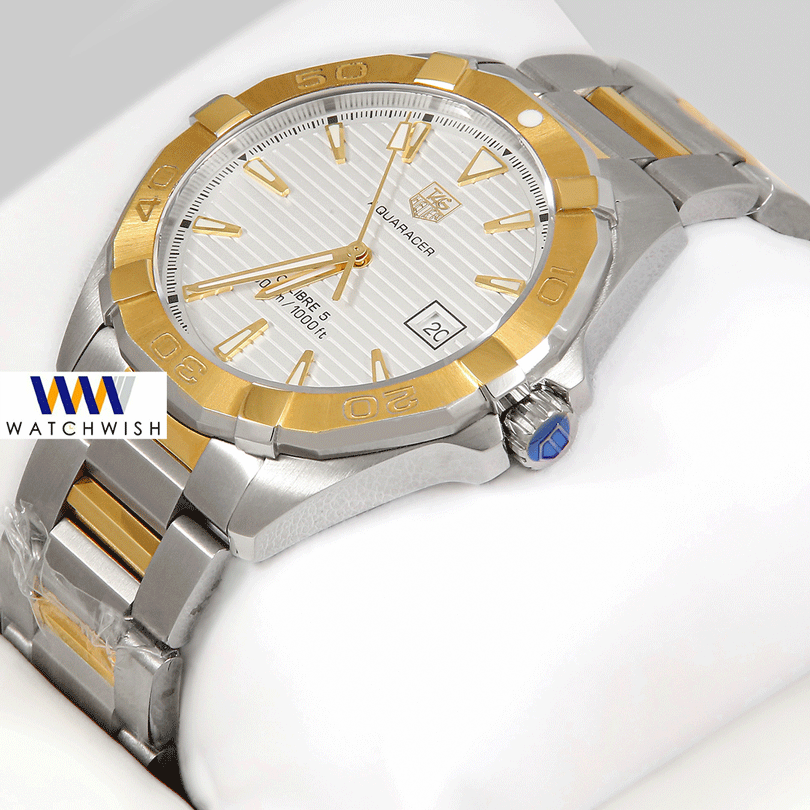 Latest Collection Two Tone Yellow Gold With White Dial