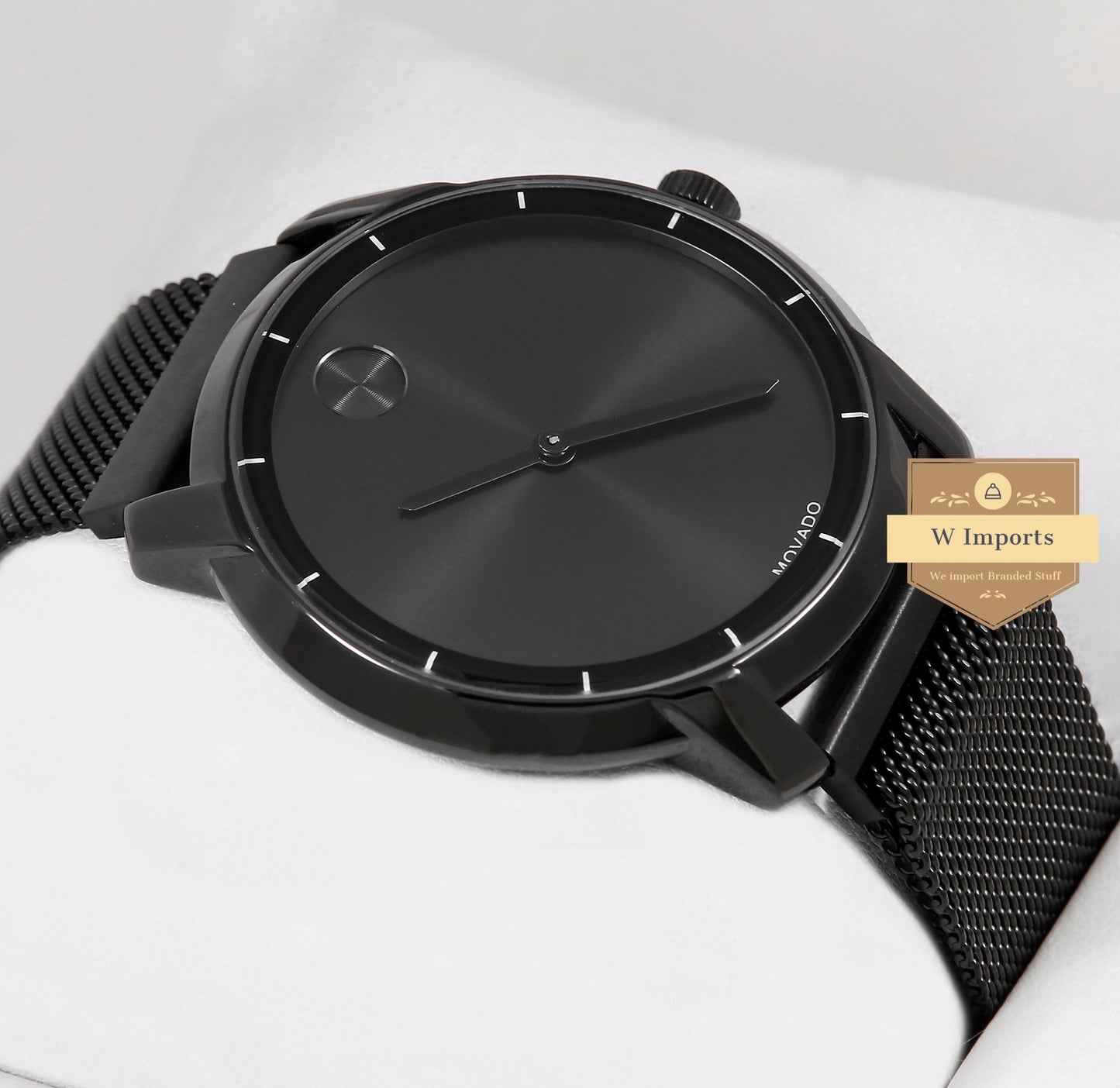 Latest Collection All Black With Mesh Magnetic Bracelet
