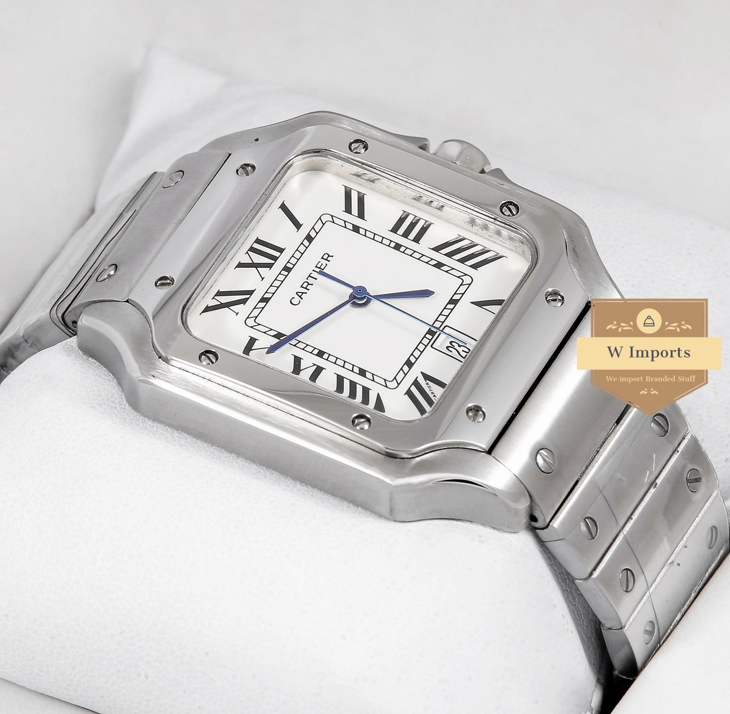 Latest Collection Silver Stainless Steel With White Dial