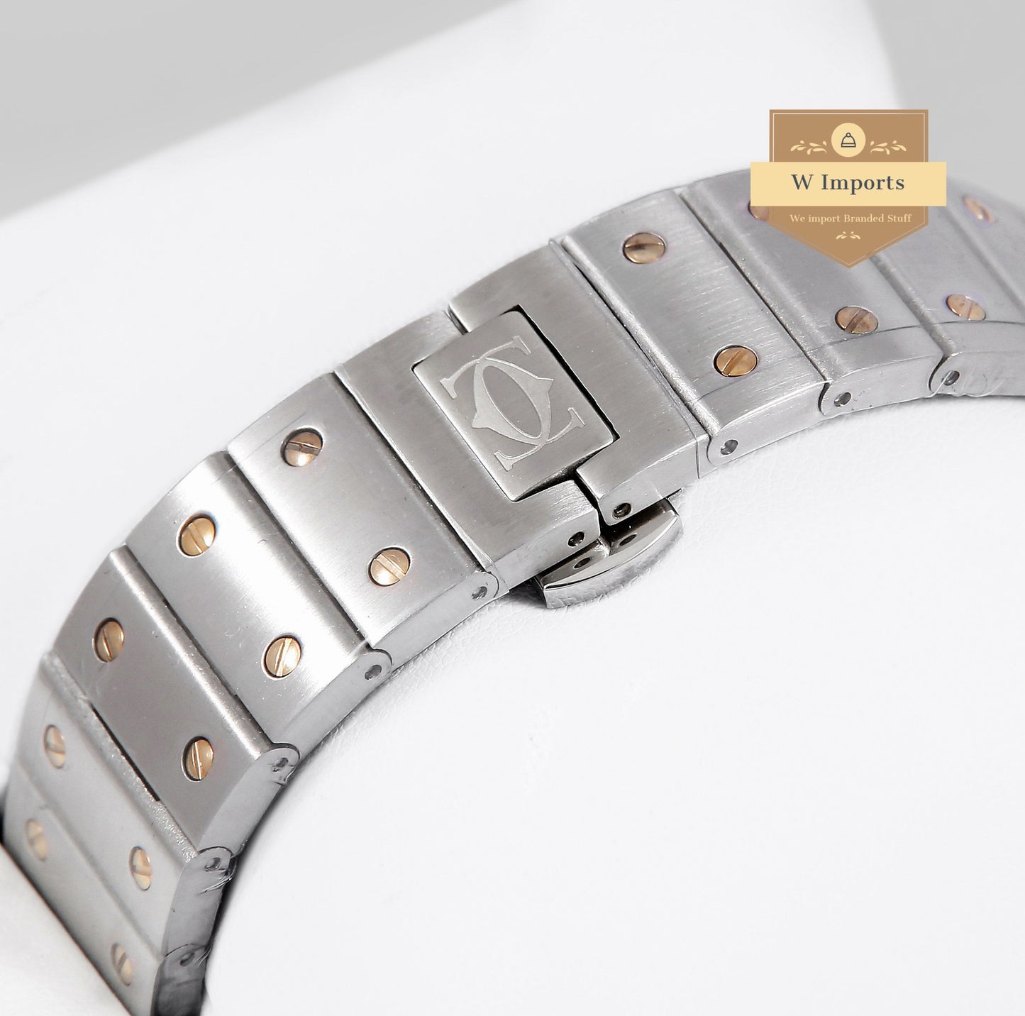 Latest Collection Two Tone Yellow Gold & Silver With White Dial