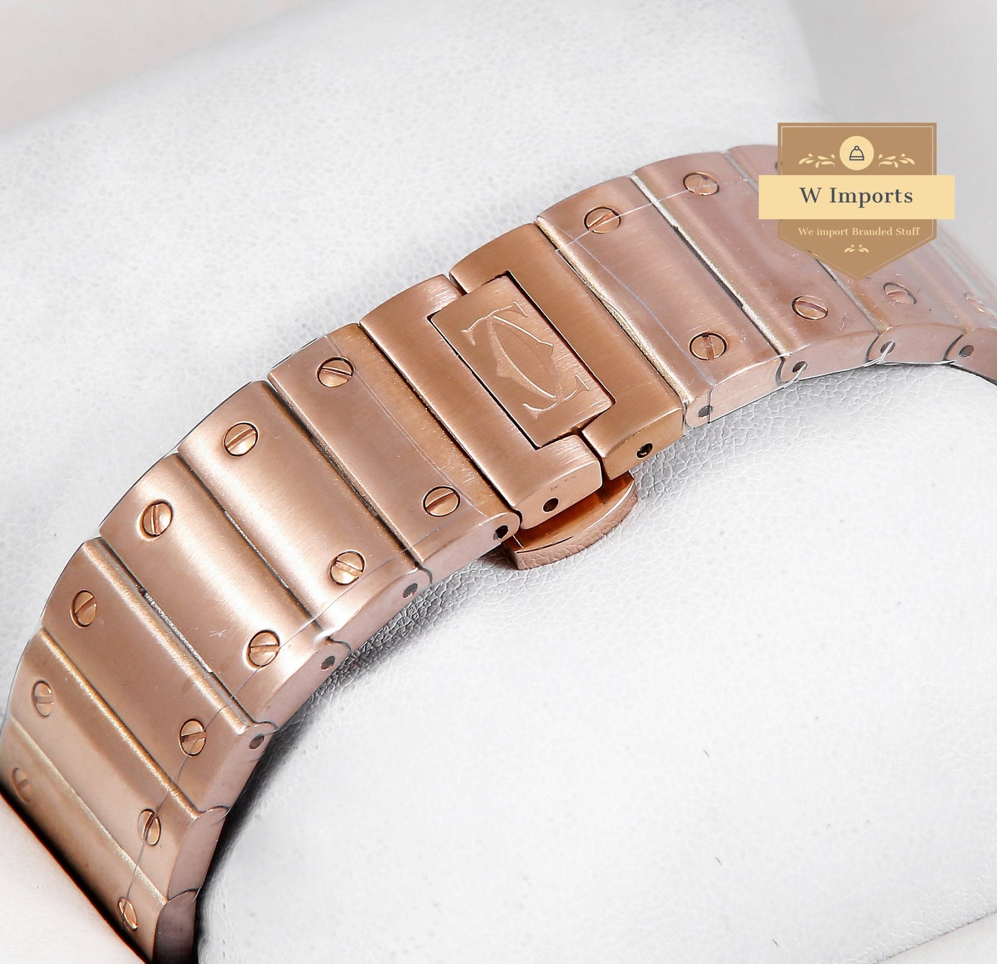 Latest Collection Rose Gold With White Dial Automatic Watch