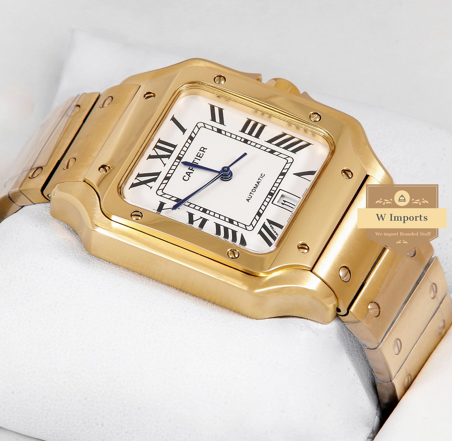 Latest Collection Yellow Gold With White Dial Automatic Watch