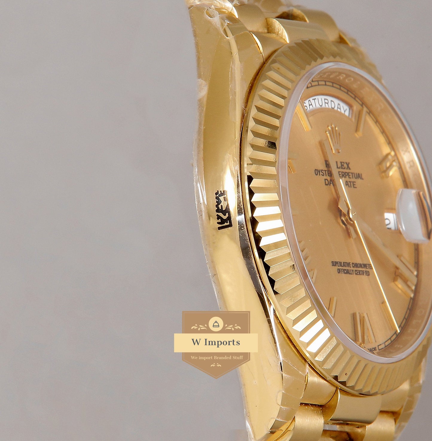 Latest Collection 40 All Yellow Gold With Roman Numeral Automatic Watch EW Made