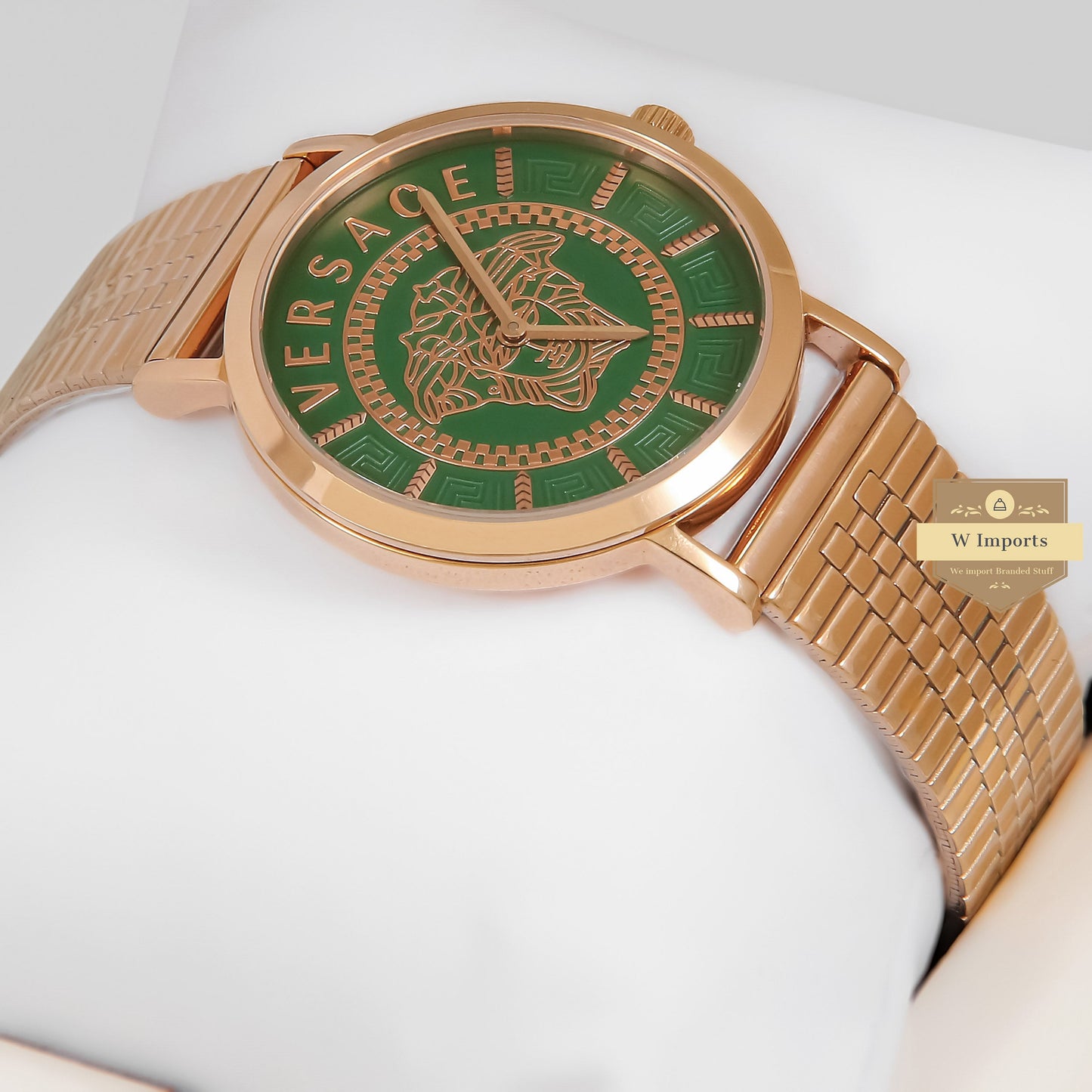 LATEST COLLECTION ROSE GOLD WITH GREEN DIAL LADIES WATCH