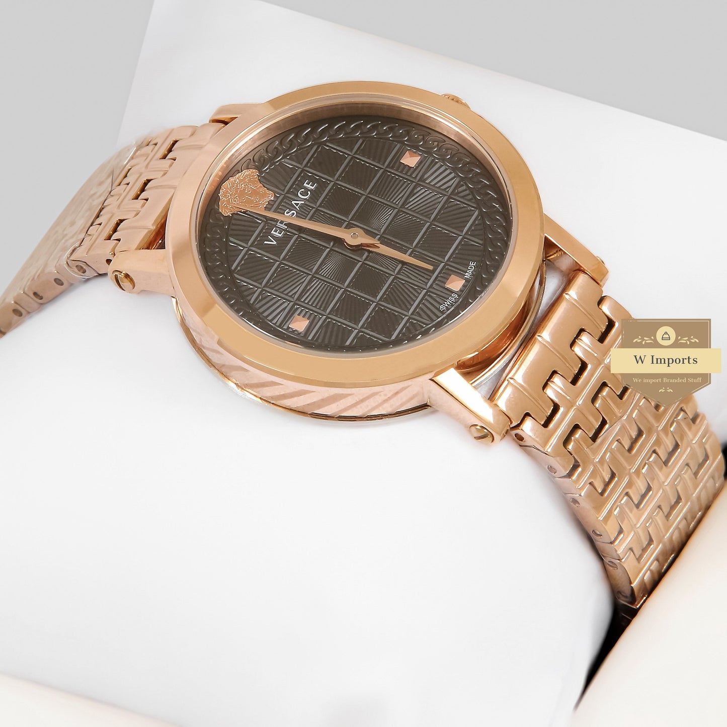 LATEST COLLECTION ROSE GOLD WITH BLACK DIAL LADIES WATCH