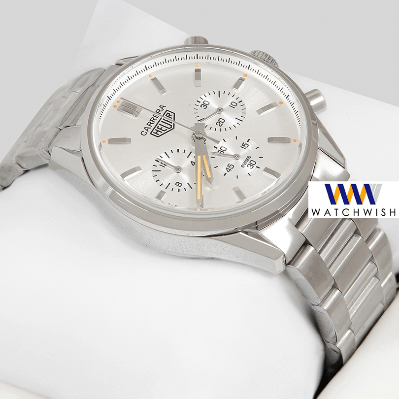 LATEST COLLECTION CHRONOGRAPH ALL SILVER WITH DIAL CHAIN WATCH