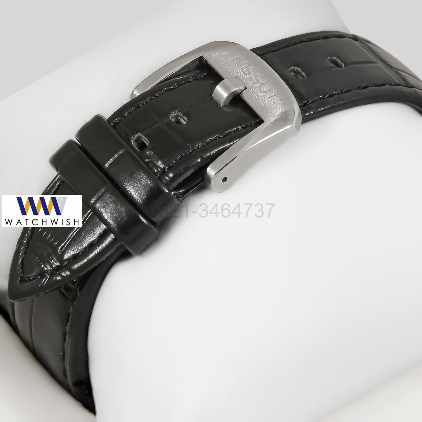 LATEST COLLECTION PRX CHRONOGRAPH SILVER CASE WITH BLACK DIAL & LEATHER STRAP