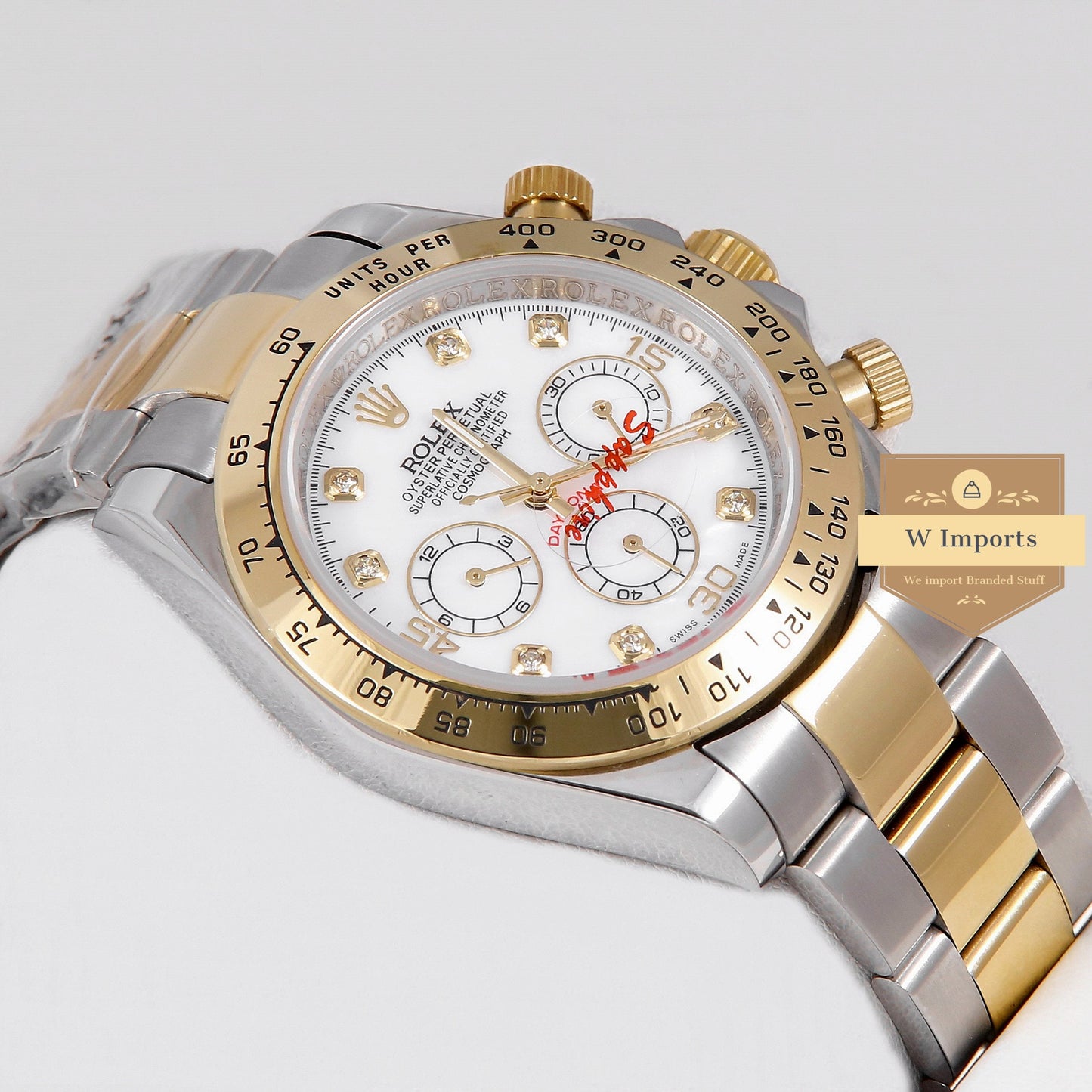 Latest Collection Chronograph 40 Two Tone Yellow Gold With White Dial ZR Factory