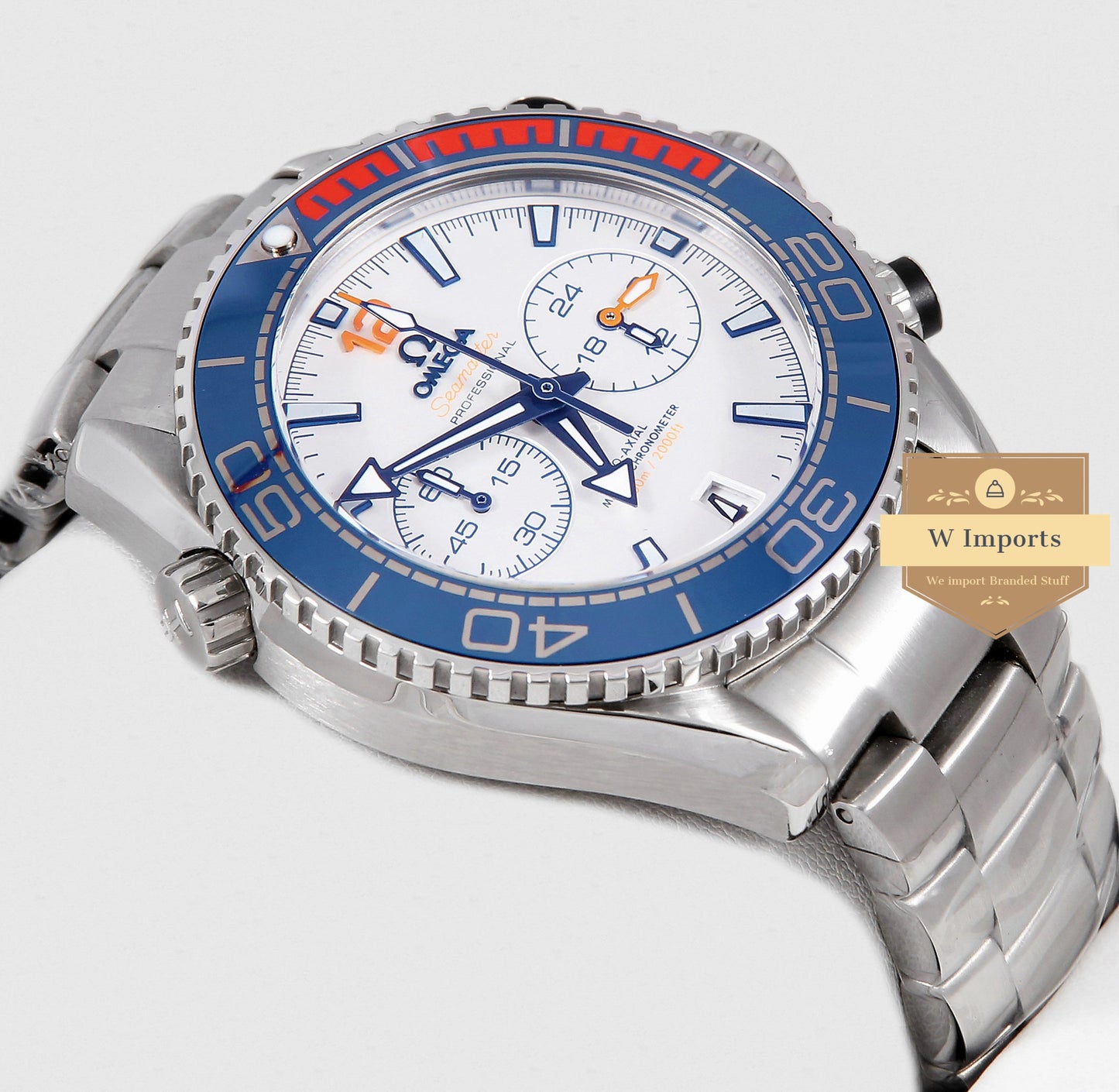 Latest Collection Chronograph Silver With White Dial