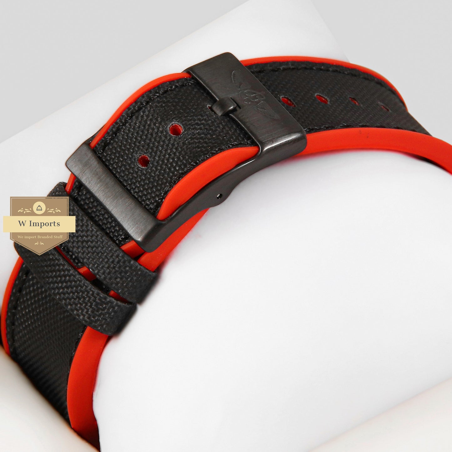 Latest Collection Chronograph Black Case With Dial Strap Watch