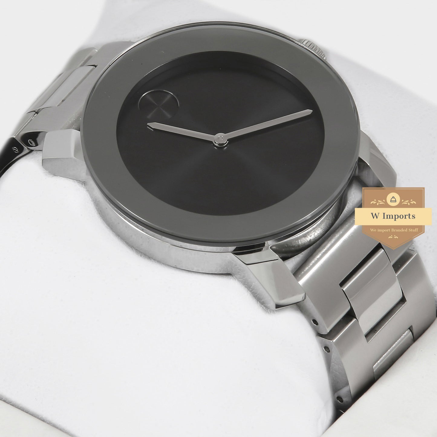 Latest Collection Silver With Black Dial