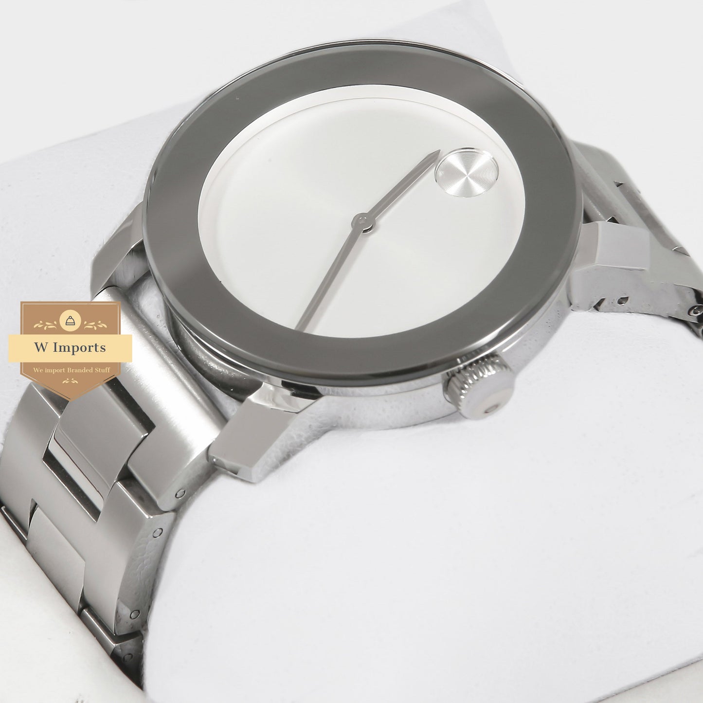 Latest Collection Silver With White Dial