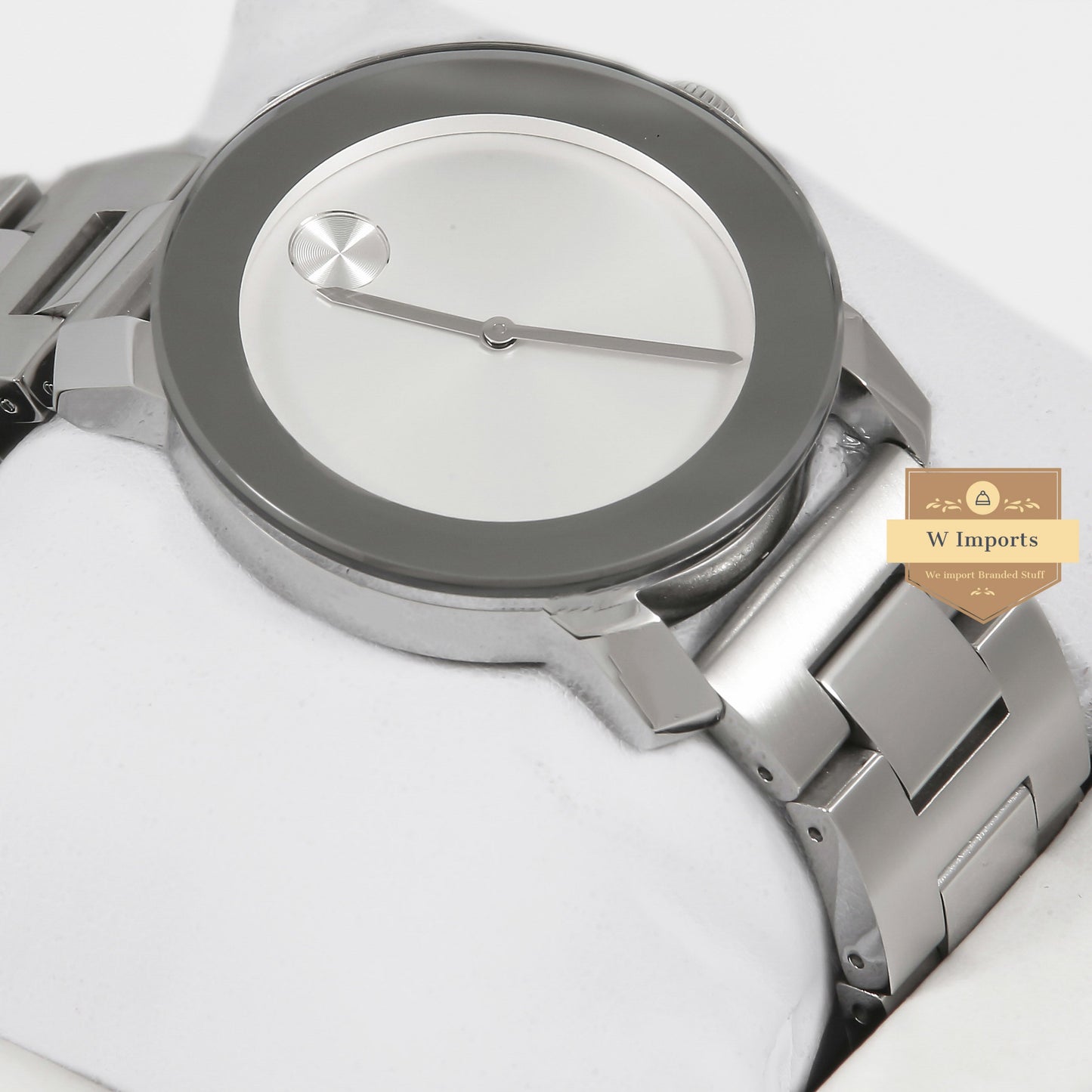 Latest Collection Silver With White Dial