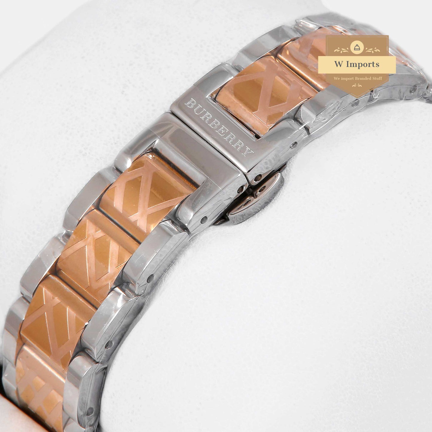 Latest Collection Two Tone Rose Gold With Bownn Dial Ladies Watch