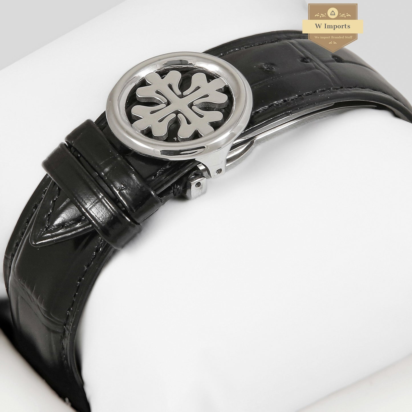 LATEST COLLECTION TOURBILLON MOON PHASE SILVER CASE WITH Black SKELETON DIAL & BLACK LEATHER STRAP