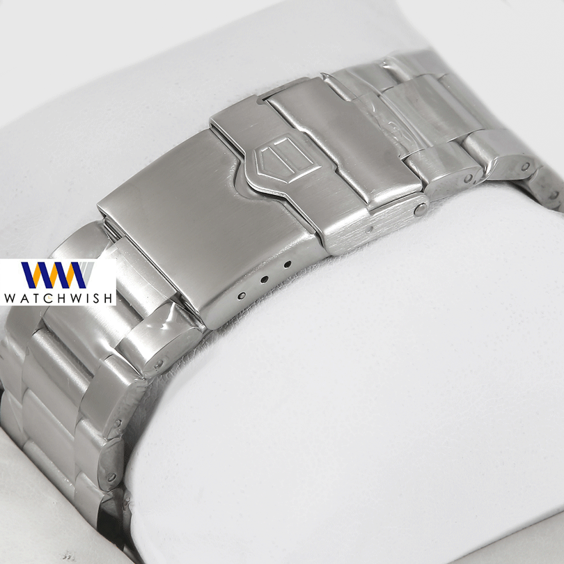 Latest Collection Chronograph Silver With Black Dial & Bezel