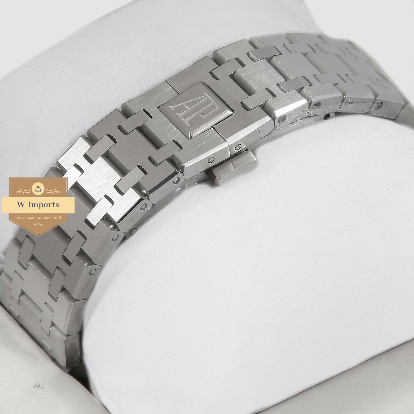 Latest Collection Perpetual Calendar Silver With Black Skeleton Dial Automatic Watch