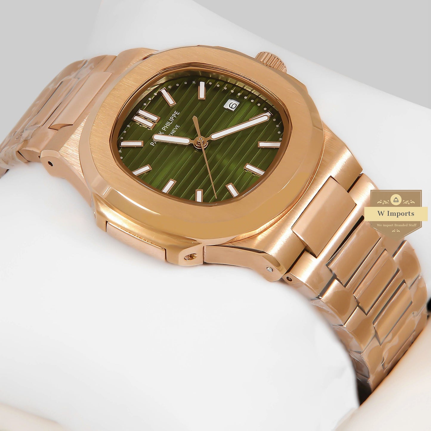 LATEST COLLECTION ROSE GOLD WITH GREEN DIAL AUTOMATIC WATCH