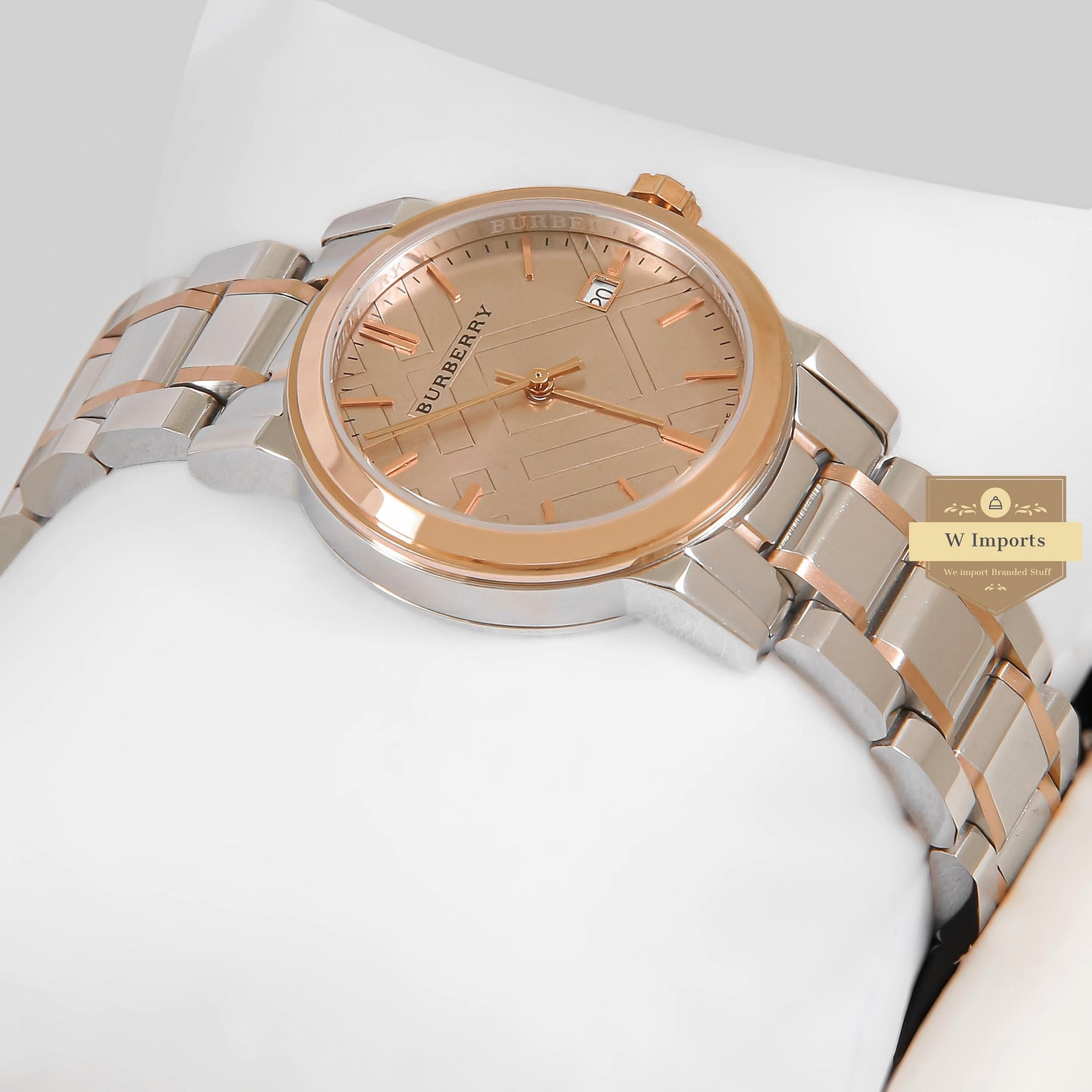 LATEST COLLECTION TWO TONE ROSE GOLD WITH DIAL LADIES WATCH