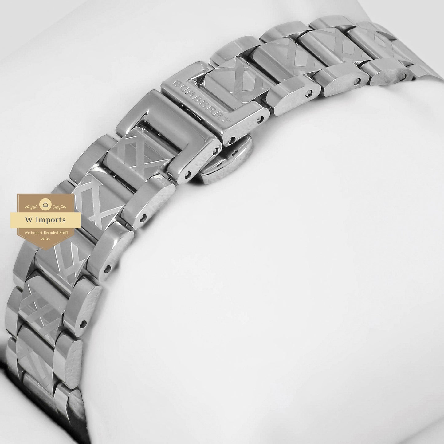 LATEST COLLECTION ALL SILVER WITH DIAL & STONE FIGURE LADIES WATCH