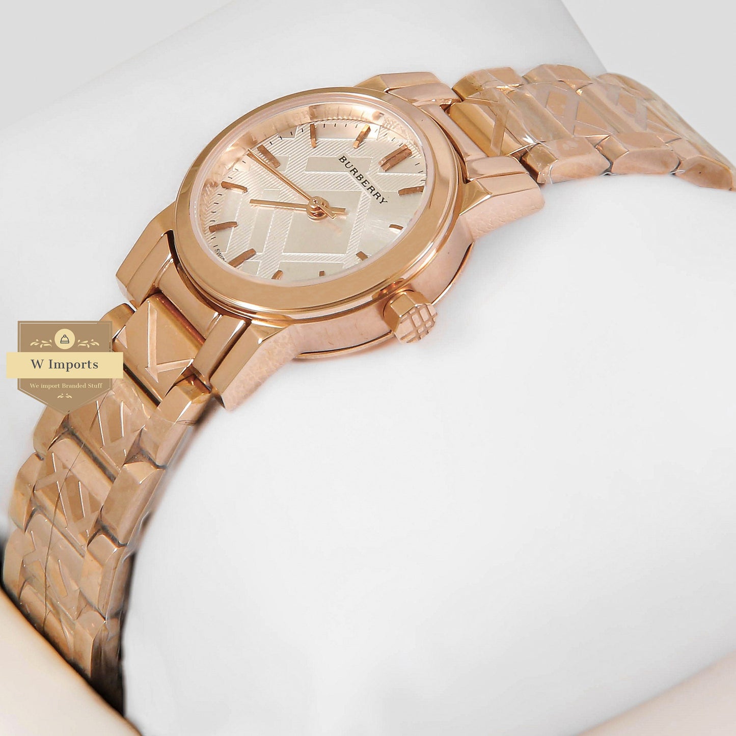 LATEST COLLECTION ROSE GOLD WITH SILVER DIAL LADIES WATCH