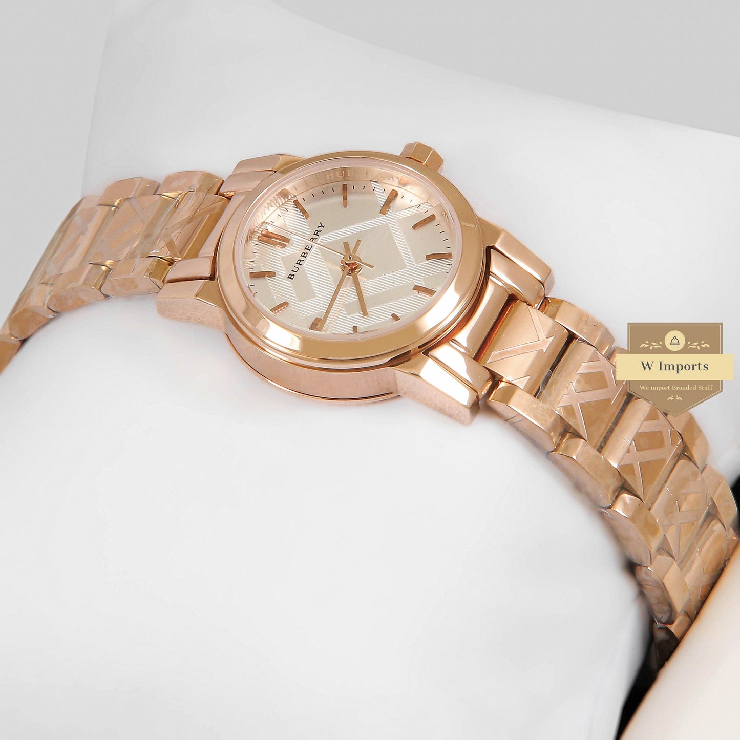 LATEST COLLECTION ROSE GOLD WITH SILVER DIAL LADIES WATCH
