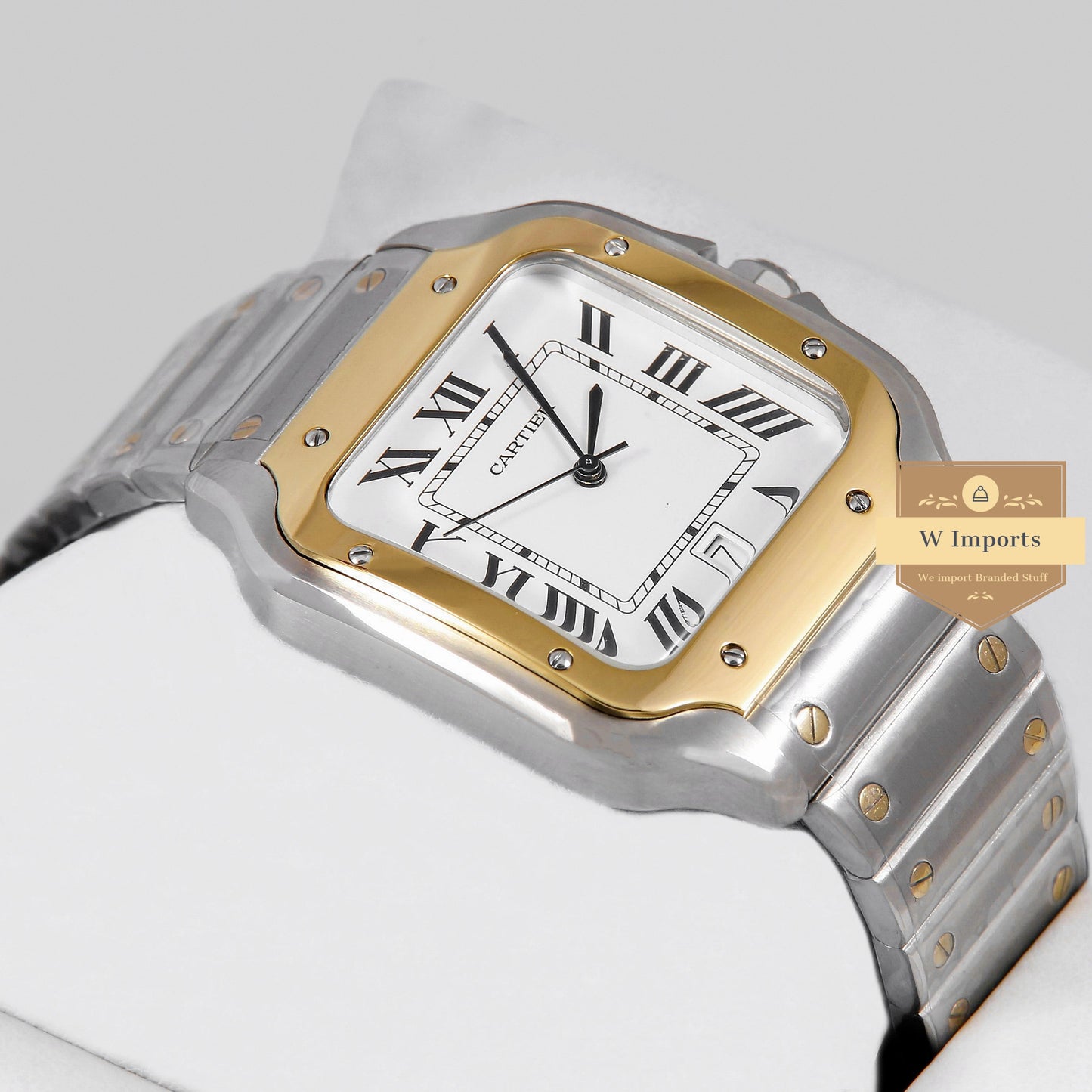 Latest Collection Two Tone Yellow Gold & Silver With White Dial