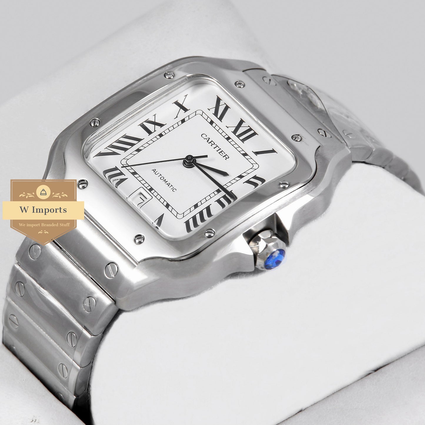 Latest Collection Silver With White Dial Automatic Watch