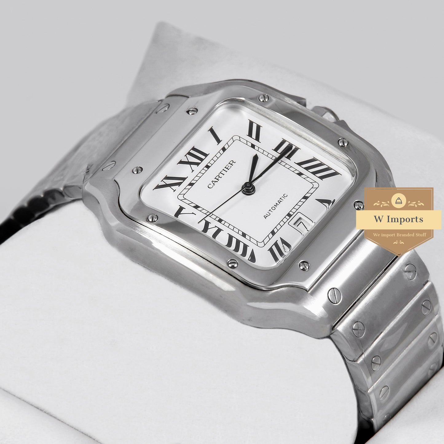 Latest Collection Silver With White Dial Automatic Watch