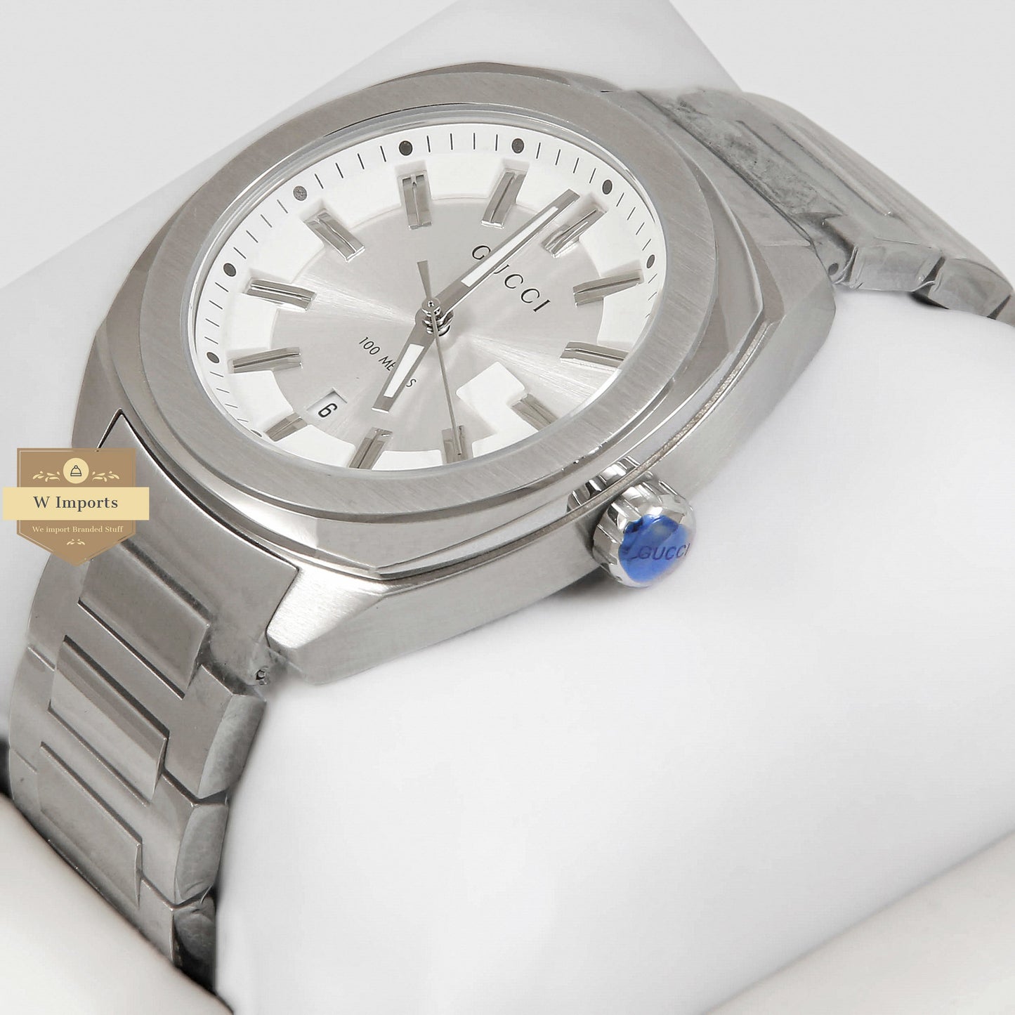LATEST COLLECTION SILVER WITH WHITE DIAL CHAIN WATCH