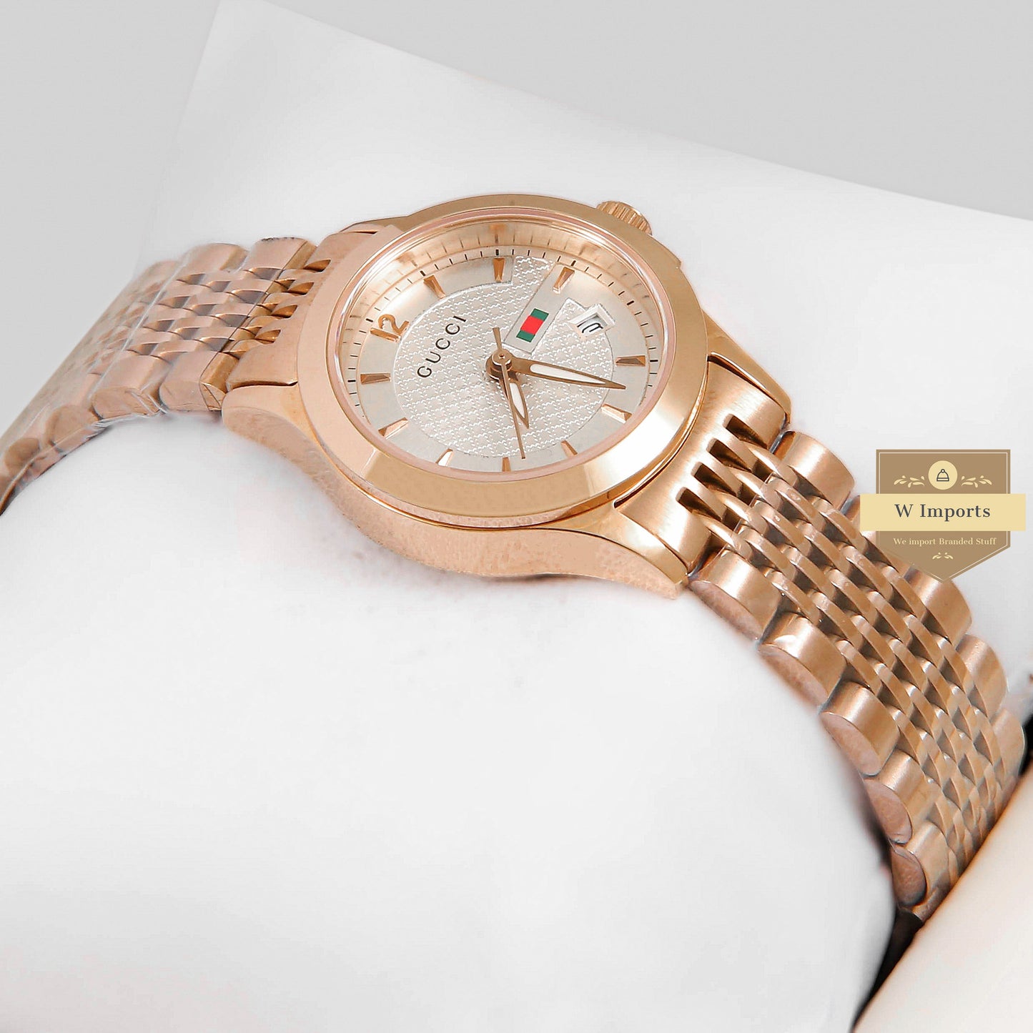 LATEST COLLECTION ROSE GOLD WITH WHITE DIAL LADIES WATCH