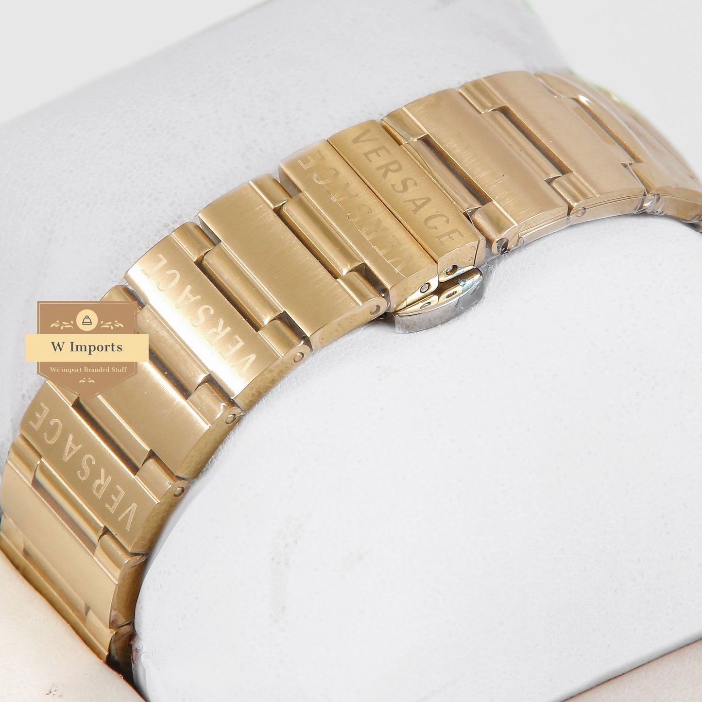 Latest Collection All Yellow Gold With White Dial Ladies Watch
