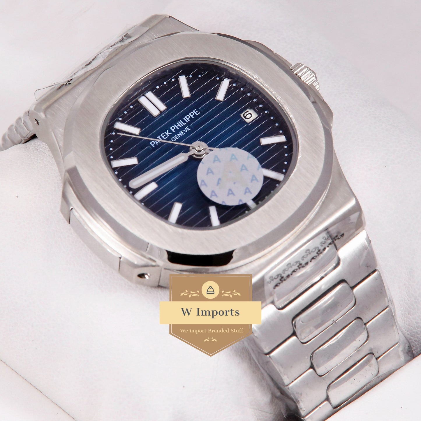 Latest Collection Silver With Blue Dial Autoamatic Watch
