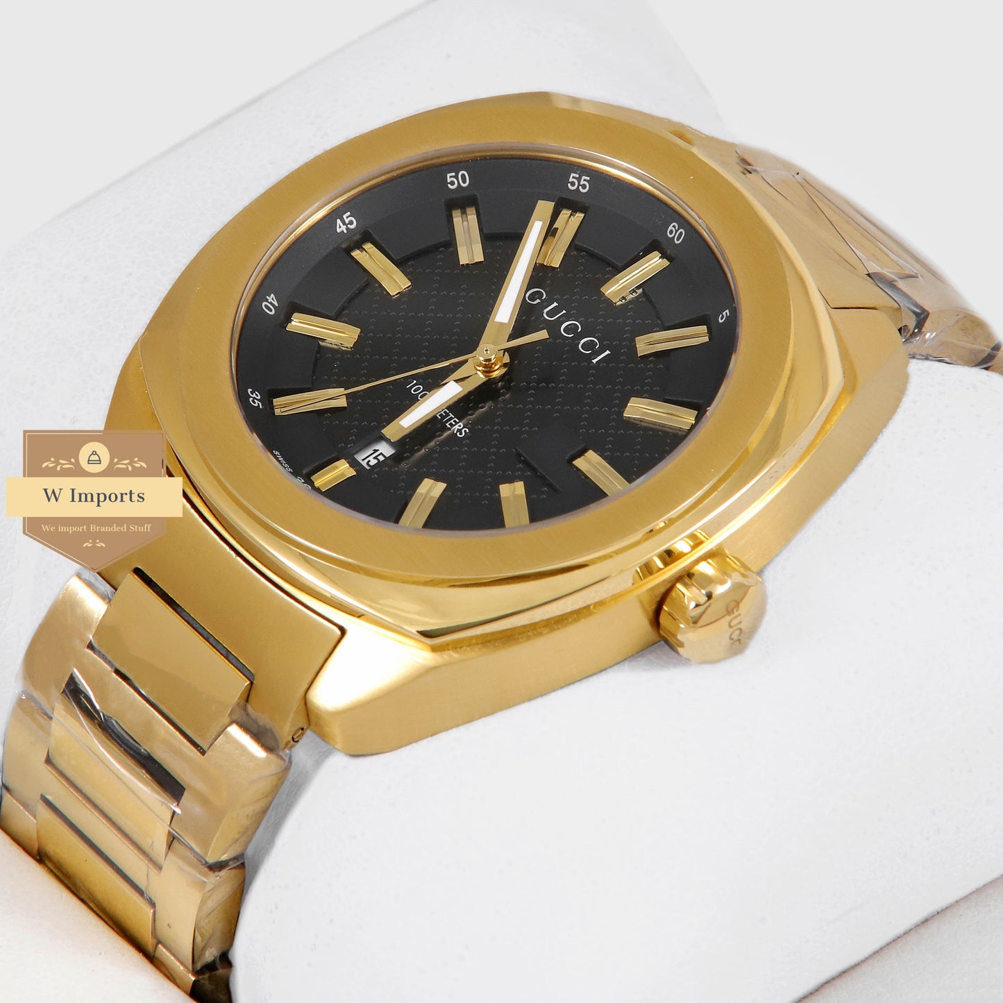 Latest Collection Yellow Gold With Black Dial