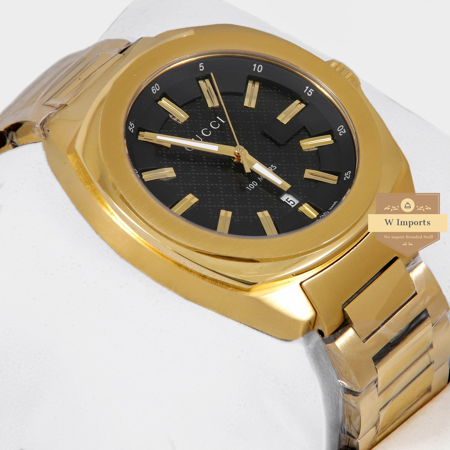 Latest Collection Yellow Gold With Black Dial