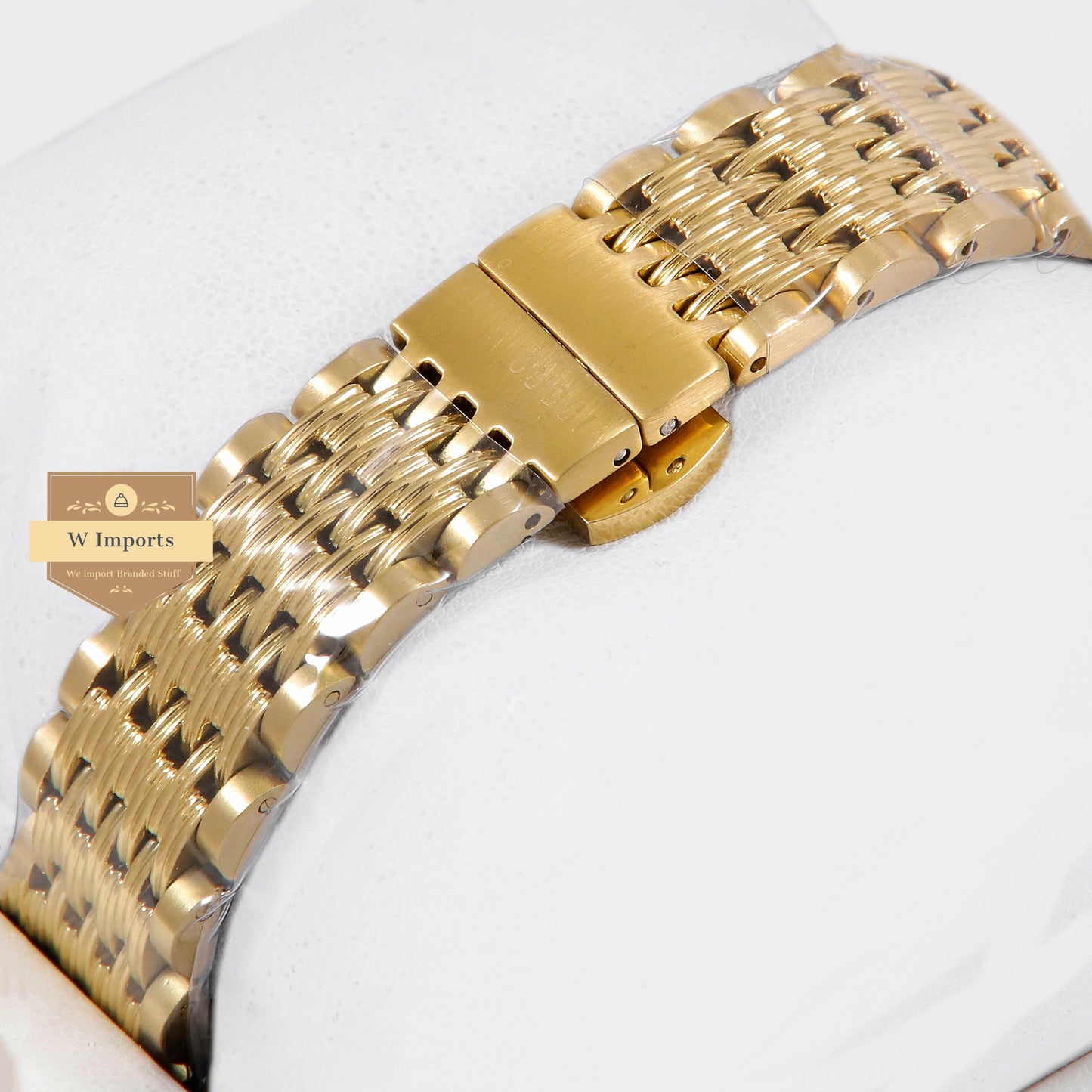 Latest Collection Bee Yellow Gold With White Dial Ladies Watch