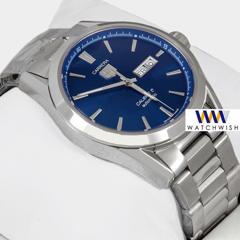 Latest Collection Silver With Blue Dial Automatic Watch