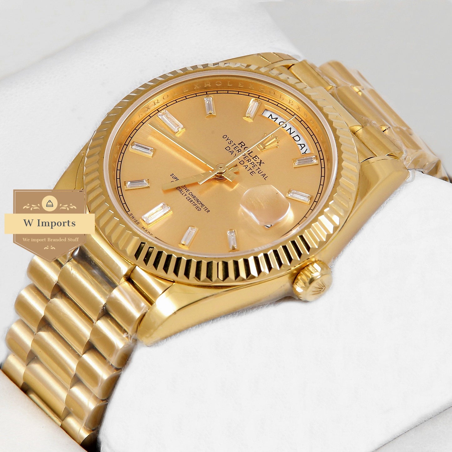 Latest Collection 40 All Yellow Gold Automatic Watch EW Made