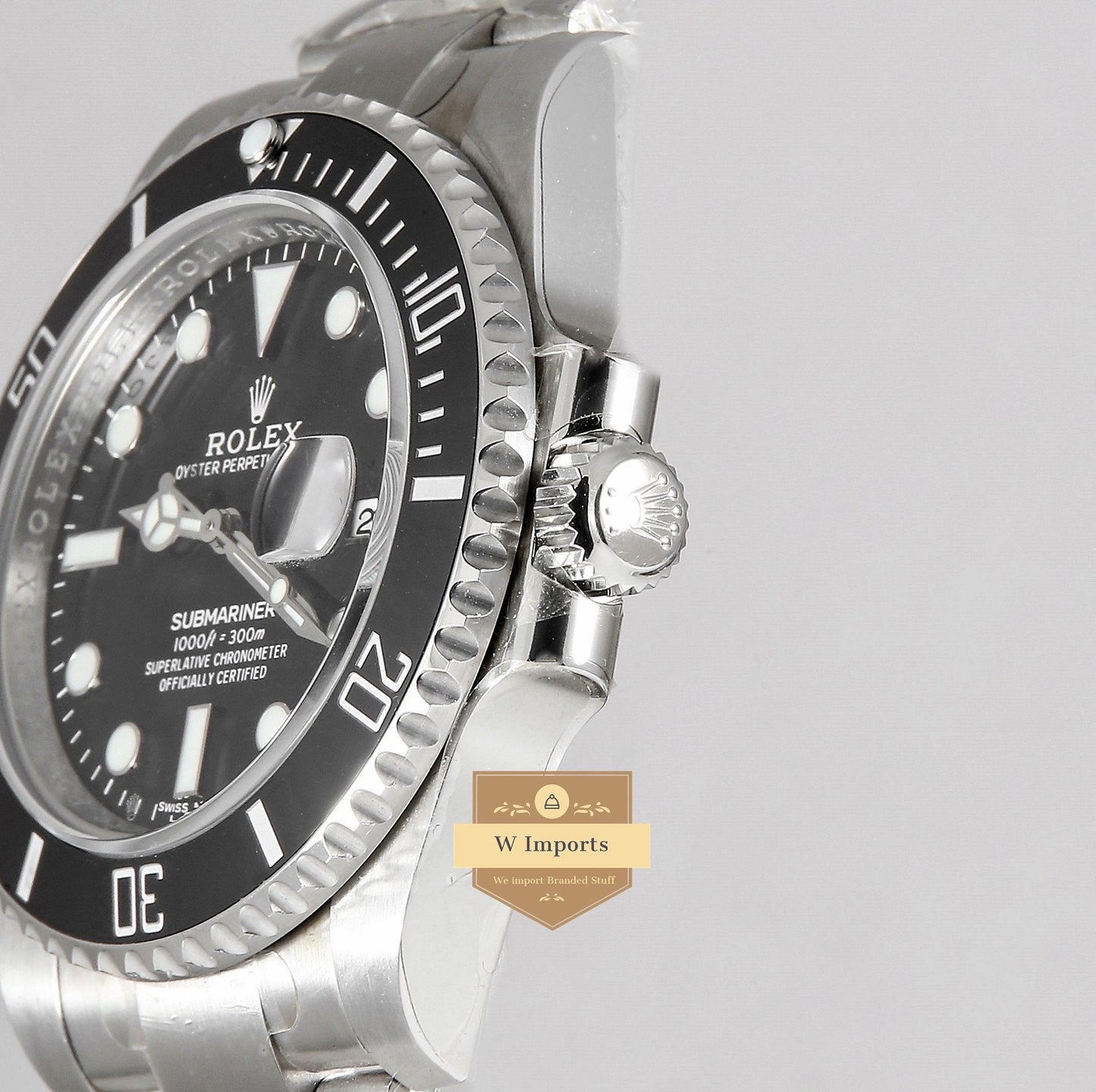 Latest Collection 40 Silver With Black Dial & Bezel Automatic Watch EW Made