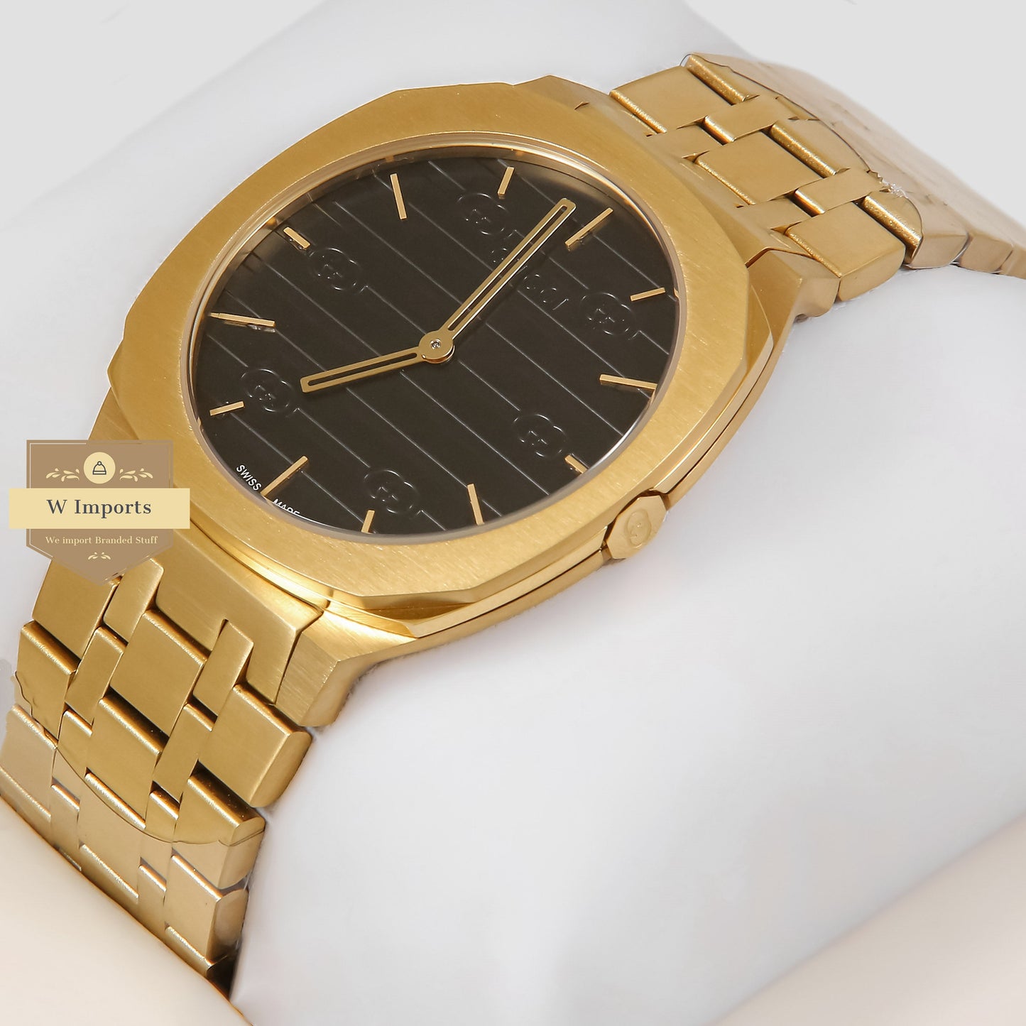 Latest Collection Yellow Gold With Black Dial