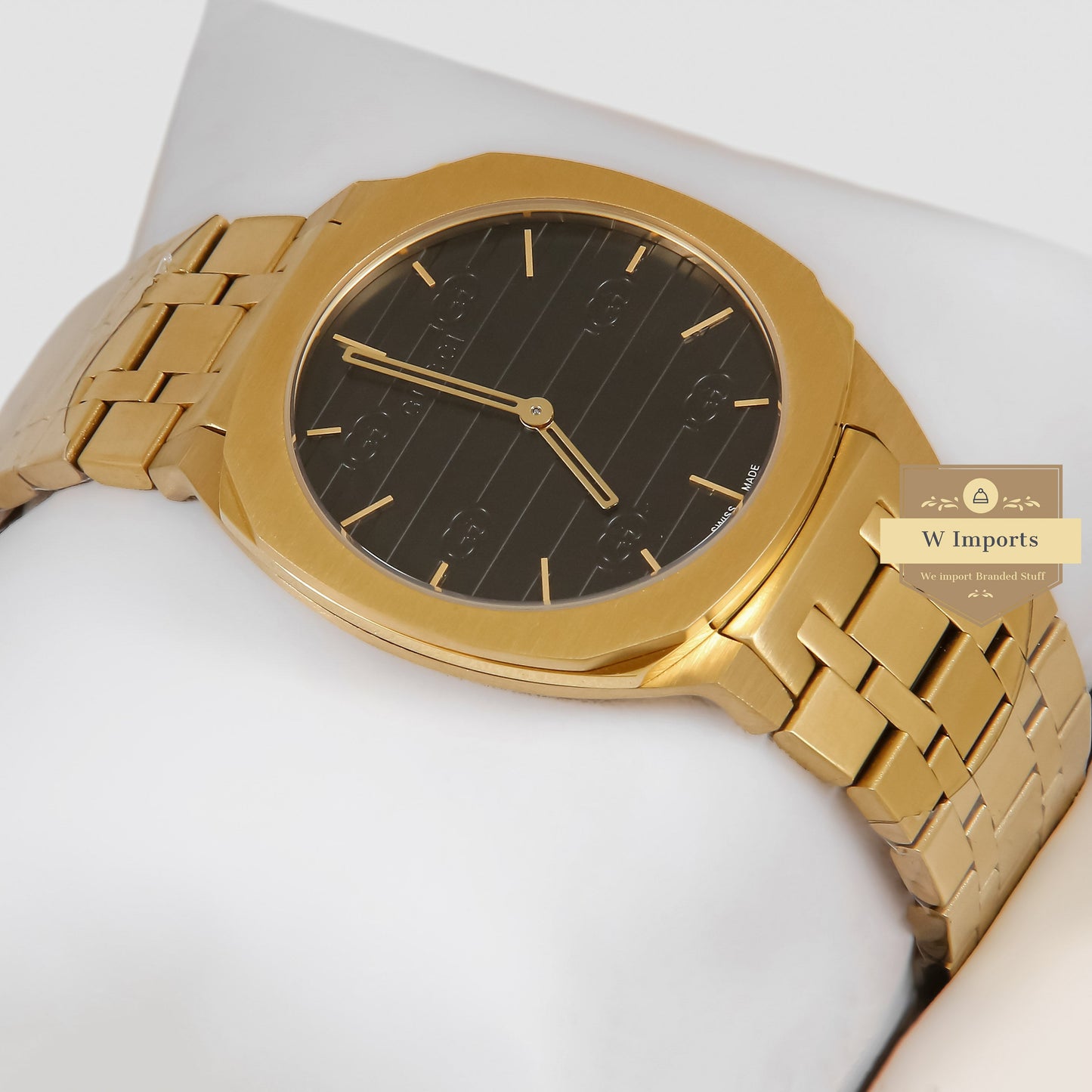 Latest Collection Yellow Gold With Black Dial