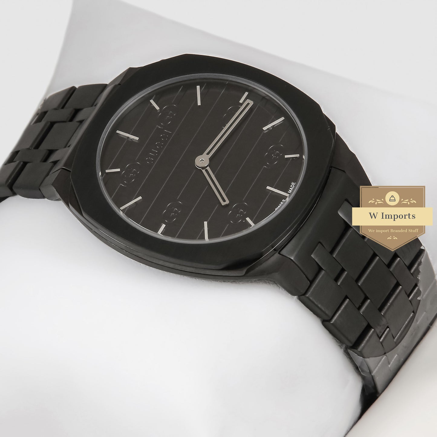 Latest Collection All Black Stainless Steel Watch